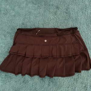 Black lululemon tennis skirt size 10